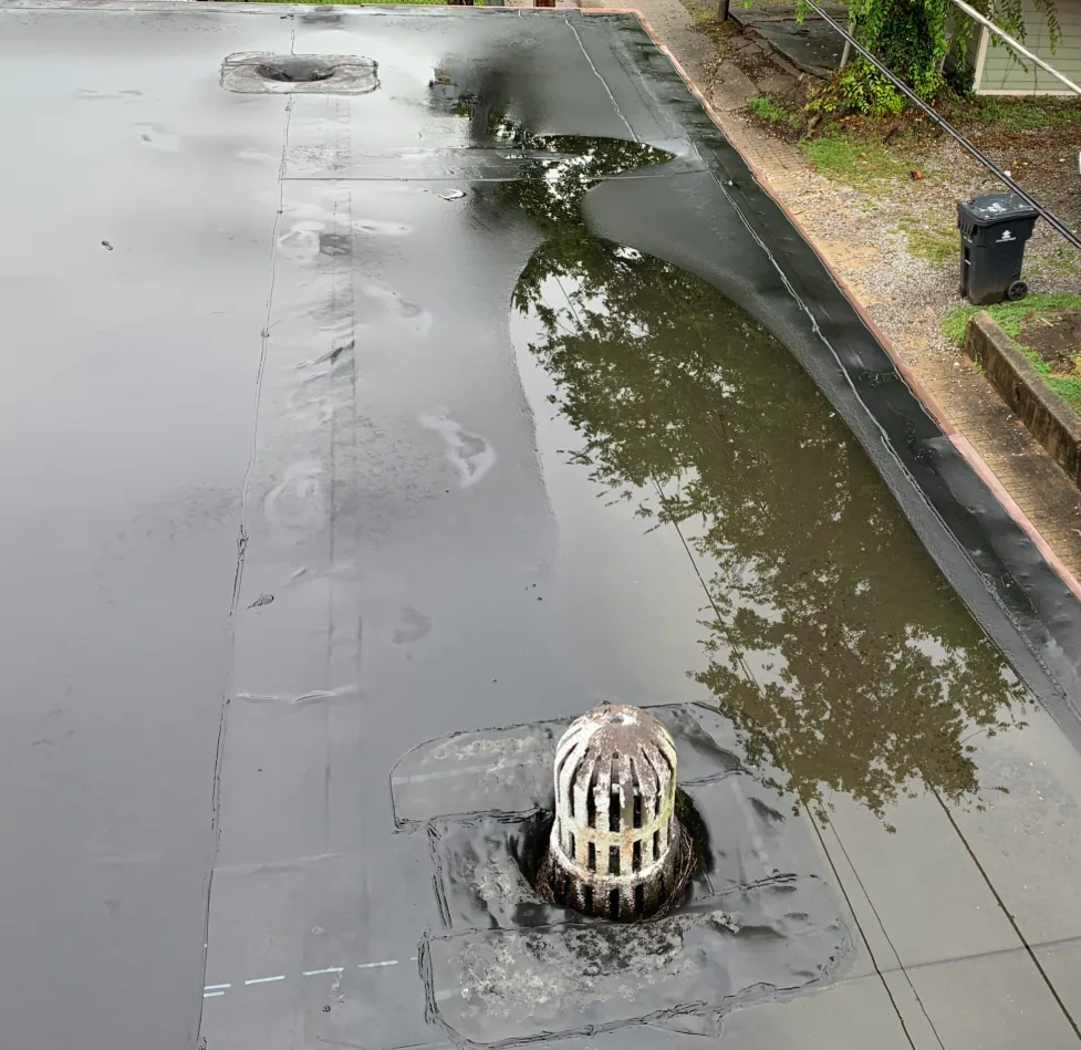 Ponding Water Roof Repair in San Mateo, CA