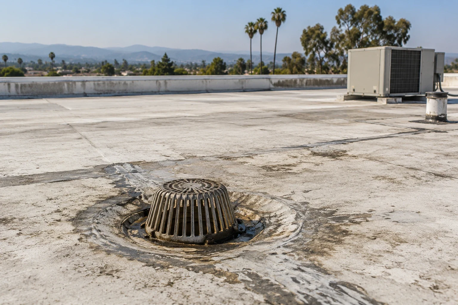 Commercial Roof Drain and Scupper Service in San Mateo, CA